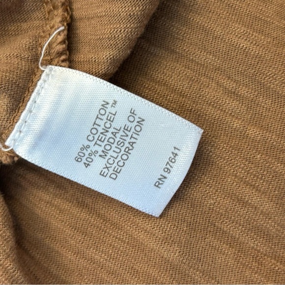 J. Jill Brown Embellished Tank Top Blouse Large - Picture 6 of 7